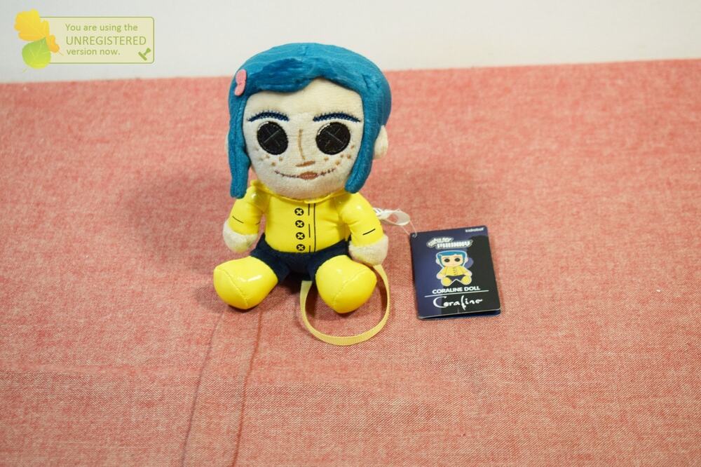 Kidrobot Coraline Button Eye 4.5" Shoulder Buddy Phunny Plush
